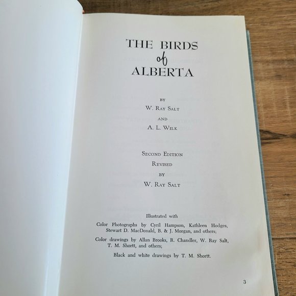 The birds of Alberta book by Salt-Wilk. - Picture 6 of 13